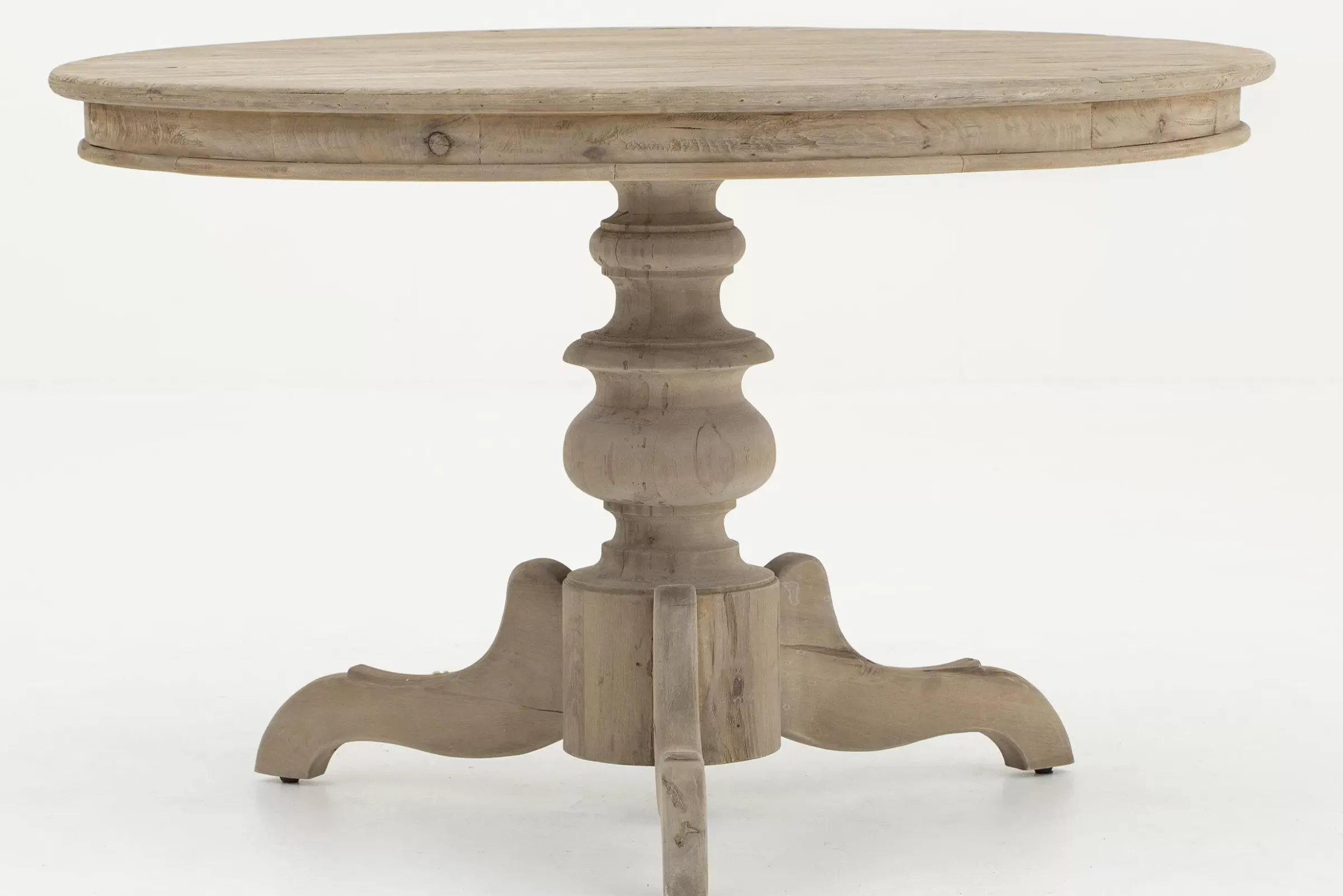 Tables A Manger^Flamant Milan, Table A Manger, Ronde, Bois Recycle, 120 Cm, Modele 2
