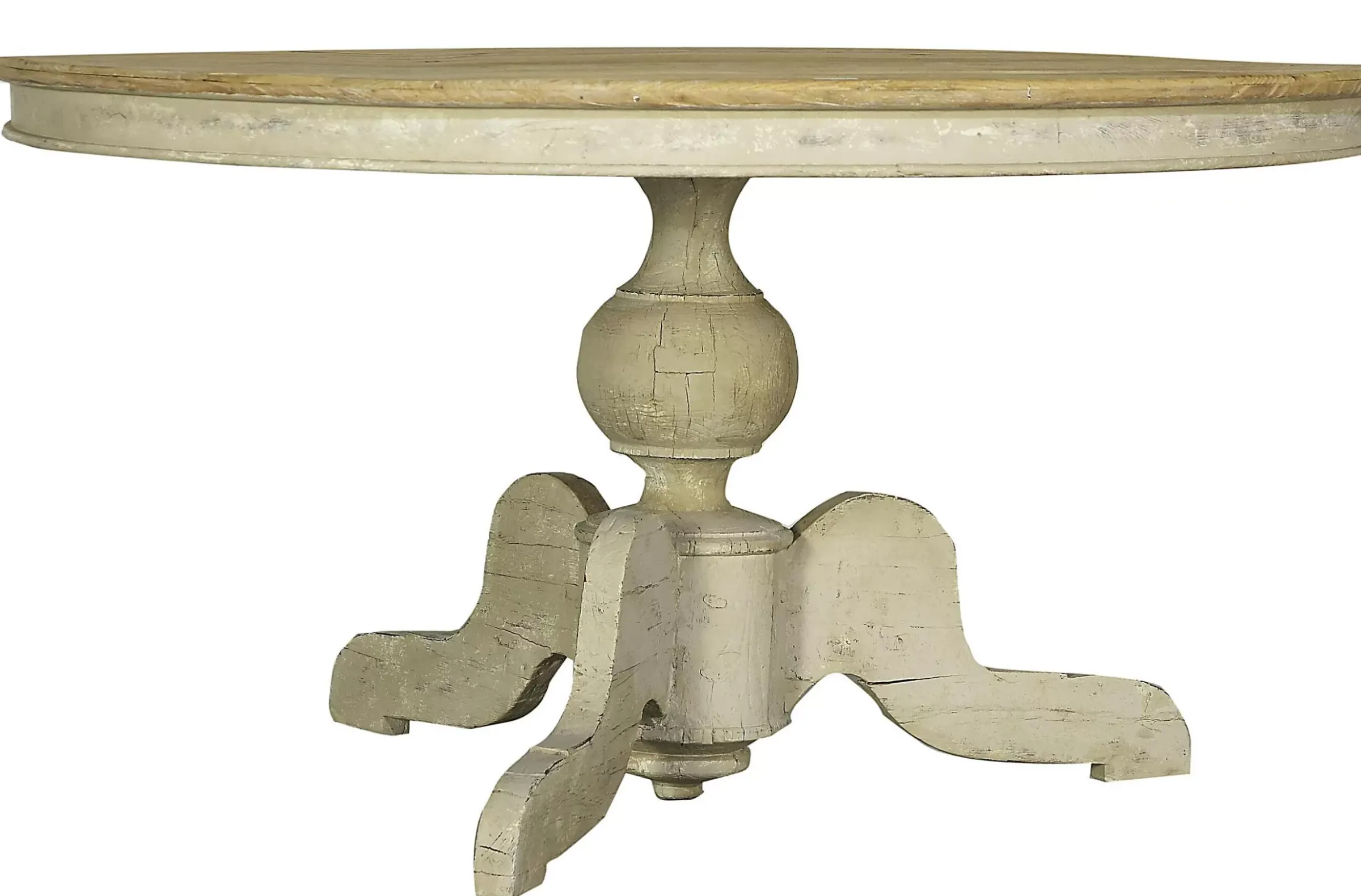 Tables A Manger^Flamant Milan, Table A Manger, Ronde, Bois Recycle, 140 Cm, Modele 1