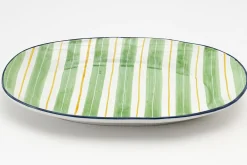 Assiettes, Plats Et Bols^Flamant Nanna, Assiette De Service, Vert, Ovale
