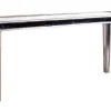 Table A Cafe^Flamant Naxos, Table Console, Miroir Verre Et Bois