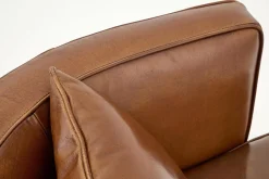Canapés^Flamant Nelia, Fauteuil, Cuir Cognoac, Rotatif