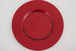 Assiettes, Plats Et Bols^Flamant Pacelle, Assiette, Verre, Rouge