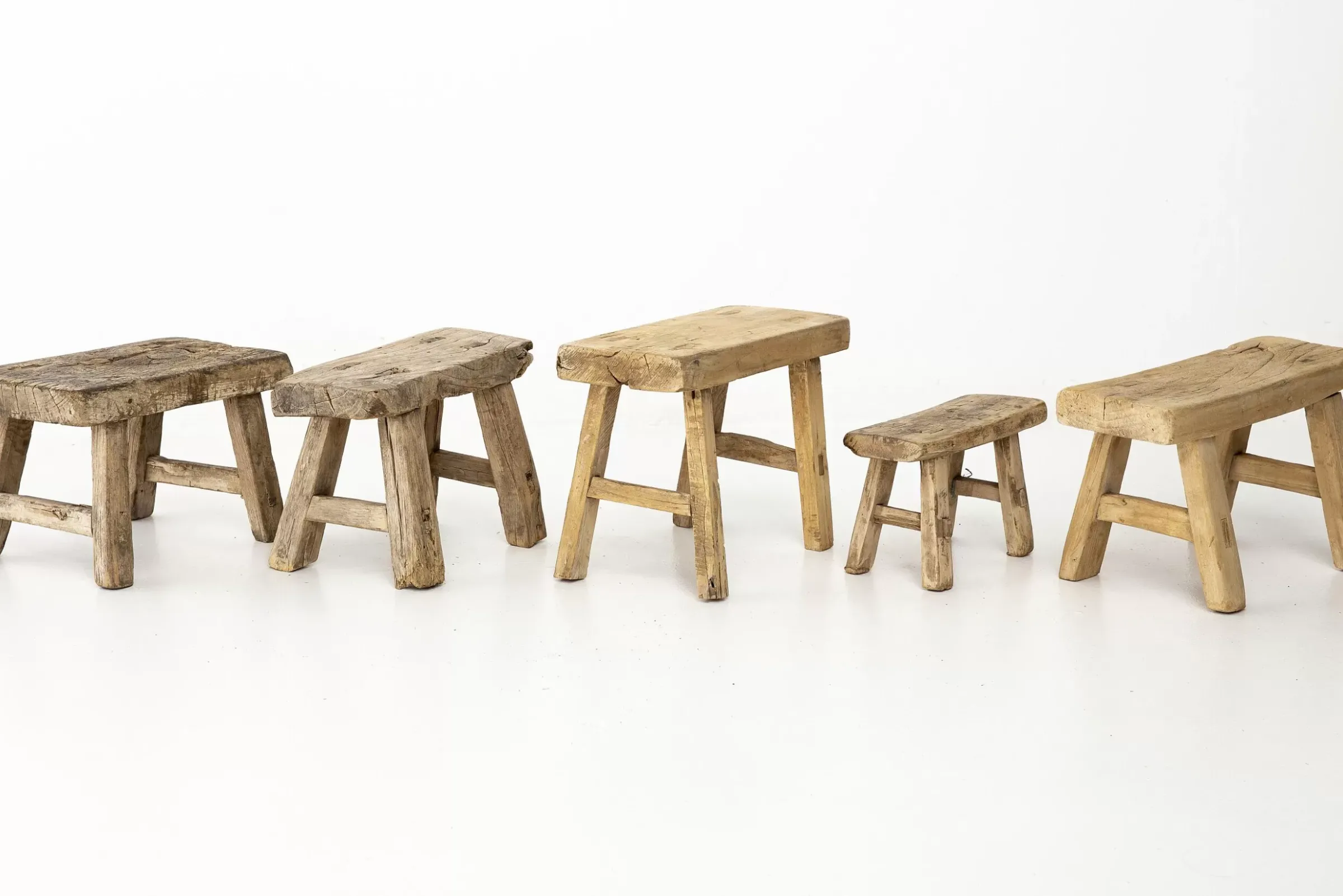 Canapés^Flamant Paton, Tabouret, Bois Recycle
