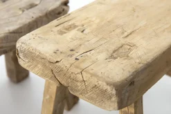 Canapés^Flamant Paton, Tabouret, Bois Recycle