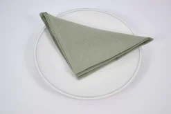 Textiles De Salle A Manger Et De Cuisine^Flamant Phills, Serviette, Vert Iceberg, Ensemble De 6