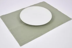 Textiles De Salle A Manger Et De Cuisine^Flamant Phills, Set De Table, Vert Iceberg, Ensemble De 6