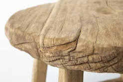 Table A Cafe^Flamant Porta, Table D'Appoint, Bois Recycle