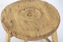 Table A Cafe^Flamant Porta, Table D'Appoint, Bois Recycle