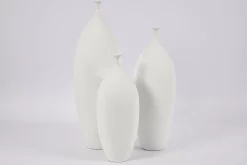 Décoration^Flamant Regina, Vase, Ceramique, Blanc, Modele 2