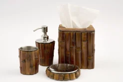Décorations^Flamant Rene, Porte Dentifrice, Acier Et Bois