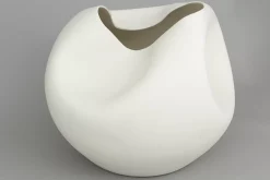 Décoration^Flamant Reynolds, Vase, Ceramique, Blanc, Modele 1