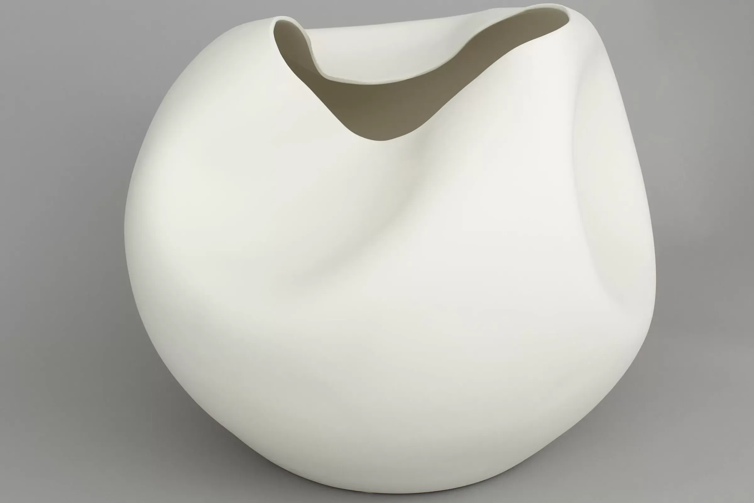 Décoration^Flamant Reynolds, Vase, Ceramique, Blanc, Modele 1