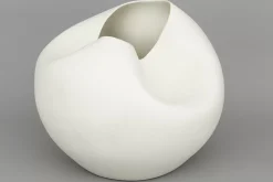 Décoration^Flamant Reynolds, Vase, Ceramique, Blanc, Modele 1