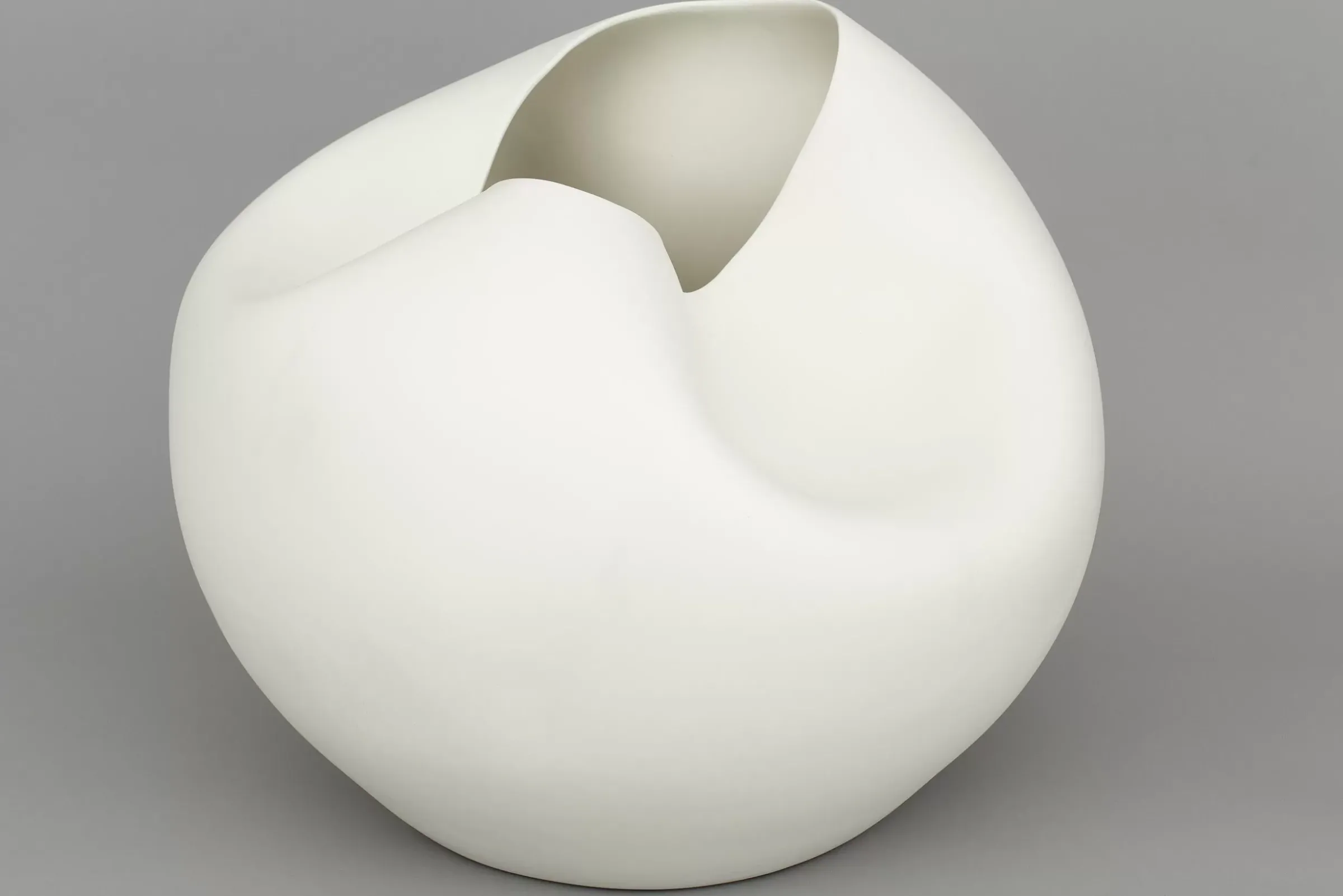 Décoration^Flamant Reynolds, Vase, Ceramique, Blanc, Modele 1
