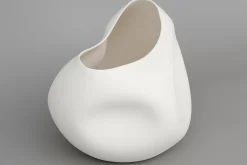 Décoration^Flamant Reynolds, Vase, Ceramique, Blanc, Modele 3