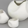 Décoration^Flamant Reynolds, Vase, Ceramique, Blanc, Modele 4