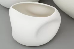 Décoration^Flamant Reynolds, Vase, Ceramique, Blanc, Modele 4