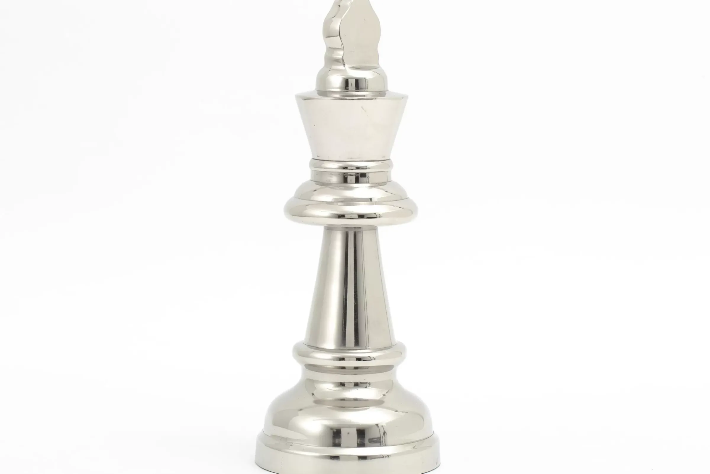 Décoration^Flamant Robbins, Piece D'Echecs, Roi, Nickel