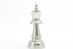 Décoration^Flamant Robbins, Piece D'Echecs, Roi, Nickel