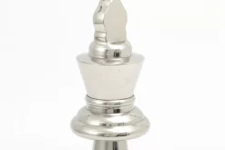 Décoration^Flamant Robbins, Piece D'Echecs, Roi, Nickel