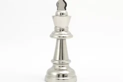 Décoration^Flamant Robbins, Piece D'Echecs, Roi, Nickel