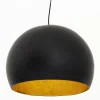 Eclairage^Flamant Roberts, Lampe A Suspension, Noir/Or