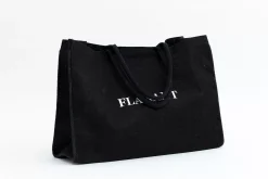 Fete Des Meres^Flamant Sac , Sac Shopping, Jute, Noir
