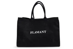 Fete Des Meres^Flamant Sac , Sac Shopping, Jute, Noir