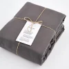 Draps De Lit^Flamant Stefano, Housse De Couette, 240X220, Rayures Grises, Taies D'Oreiller Non Incluses