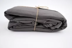 Draps De Lit^Flamant Stefano, Housse De Couette, 240X220, Rayures Grises, Taies D'Oreiller Non Incluses