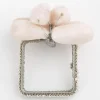 Fete Des Meres^Flamant Tina, Rond De Serviette, Perles, Blanc
