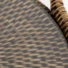 Accessoires^Flamant Togo, Plateau, Rond, Avec Verre, Reed