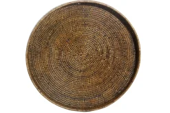 Accessoires^Flamant Togo, Plateau, Rond, Roseau, 48Cm