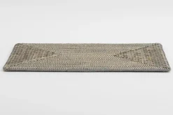 Textiles De Salle A Manger Et De Cuisine^Flamant Togo, Set De Table, Roseau, Gris, Rectangulaire