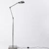 Eclairage^Flamant Twist, Lampadaire, Argent Antique, Ajustable