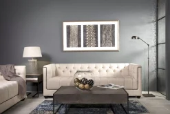 Eclairage^Flamant Twist, Lampadaire, Argent Antique, Ajustable