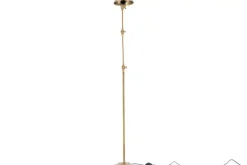 Eclairage^Flamant Twist, Lampadaire, Finition Laiton