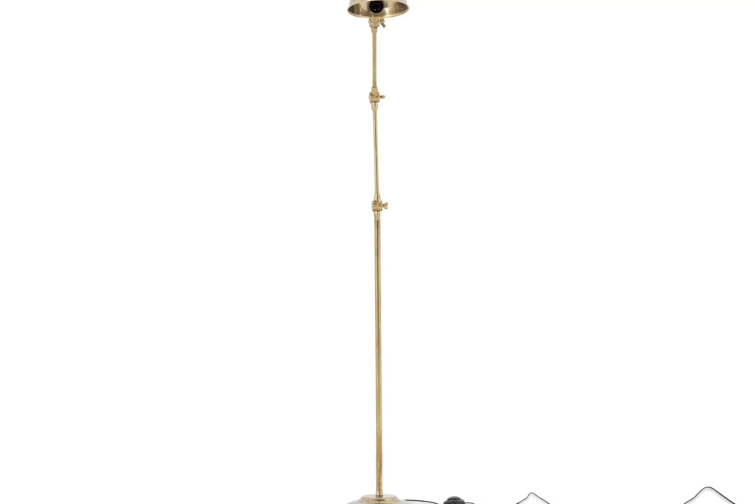 Eclairage^Flamant Twist, Lampadaire, Finition Laiton