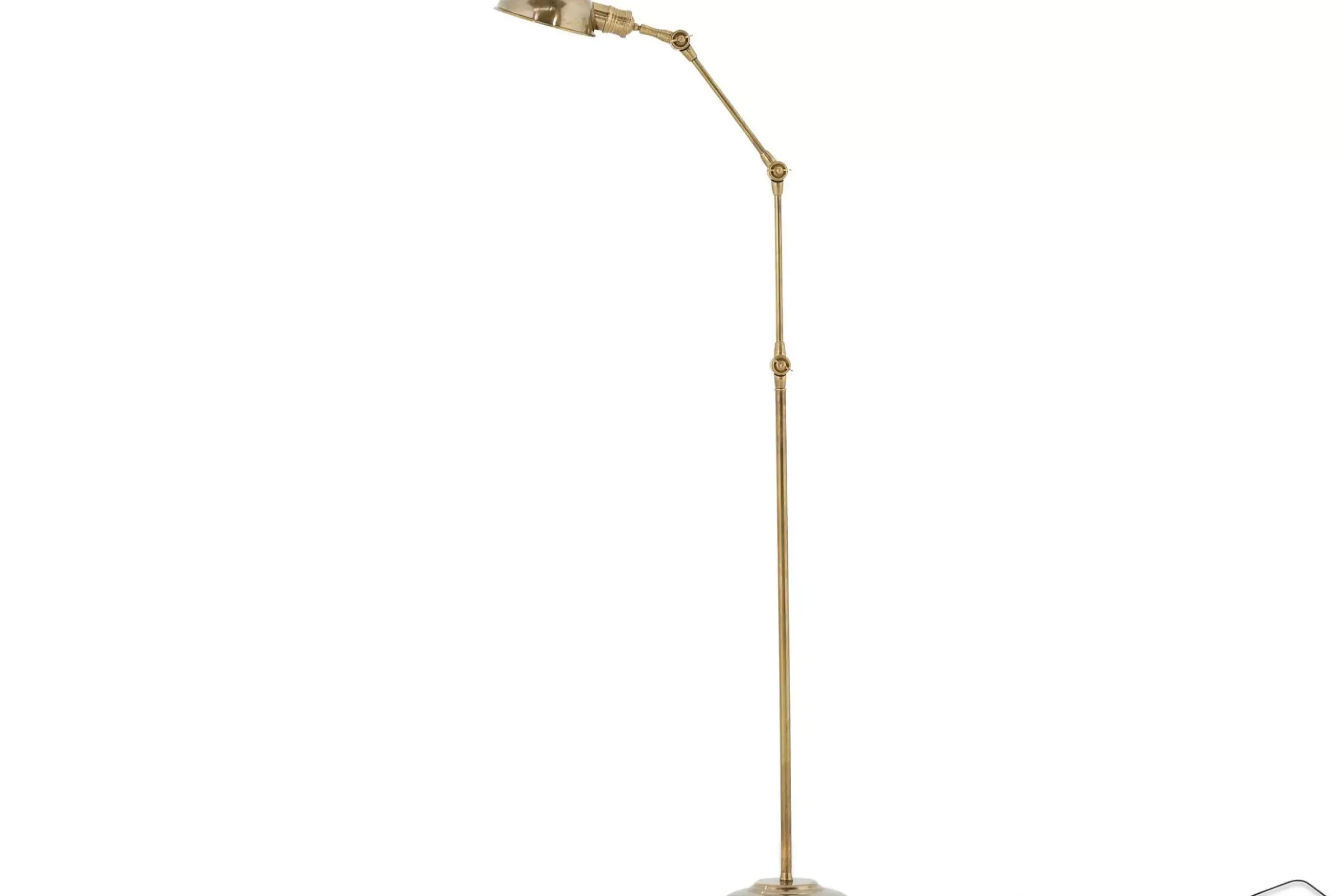 Eclairage^Flamant Twist, Lampadaire, Finition Laiton