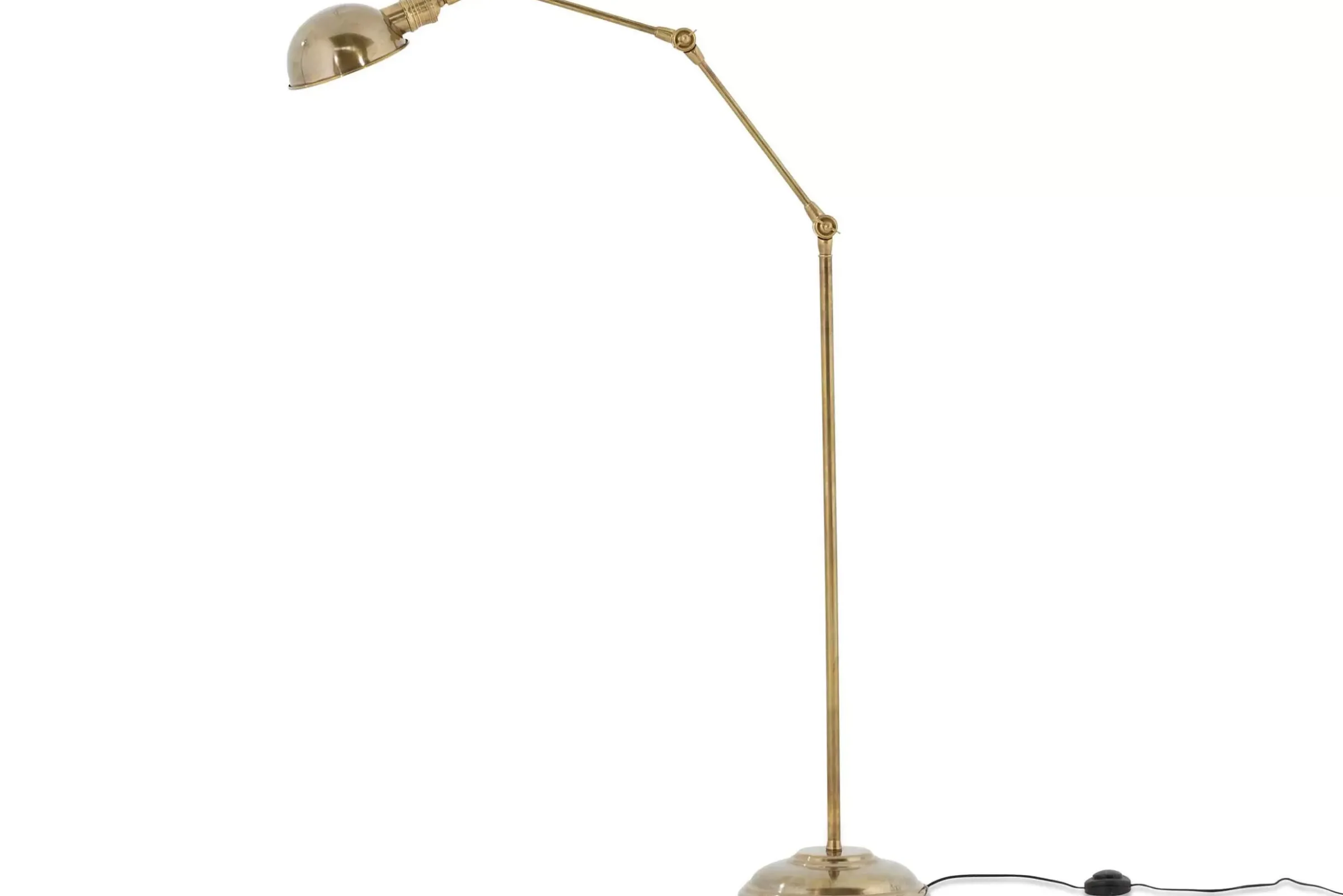 Eclairage^Flamant Twist, Lampadaire, Finition Laiton