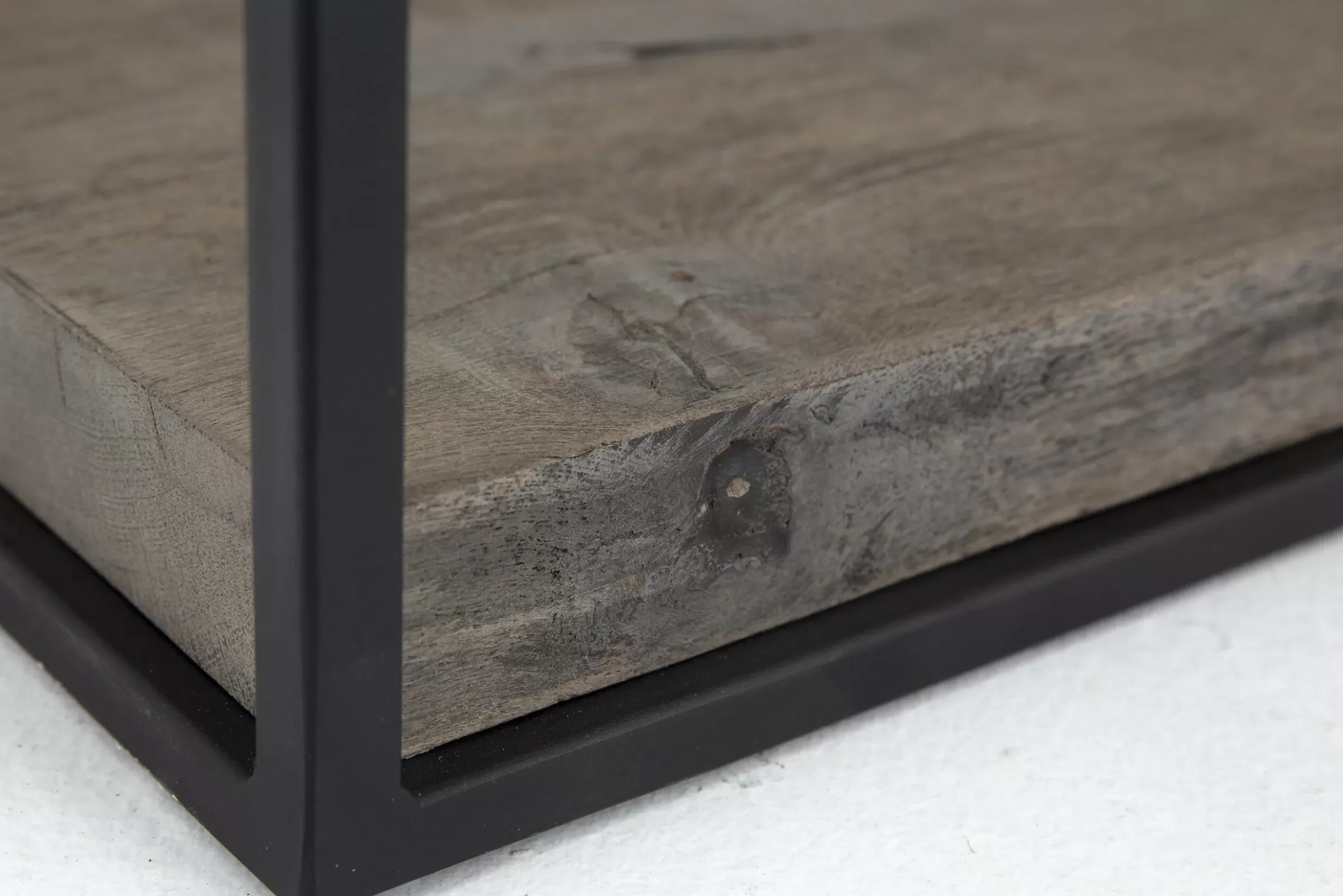 Placards^Flamant Urban, Rack, Chene Et Metal, Marron Fonce