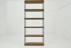 Placards^Flamant Urban, Rack, Chene Et Metal, Marron Clair