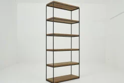 Placards^Flamant Urban, Rack, Chene Et Metal, Marron Clair