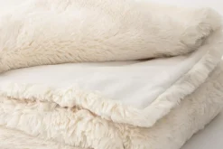 Textiles De Maison^Flamant Veronica, Plaid, Fausse Fourrure