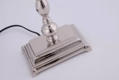 Eclairage^Flamant Vinci, Lampe De Table, Laiton Et Nickel