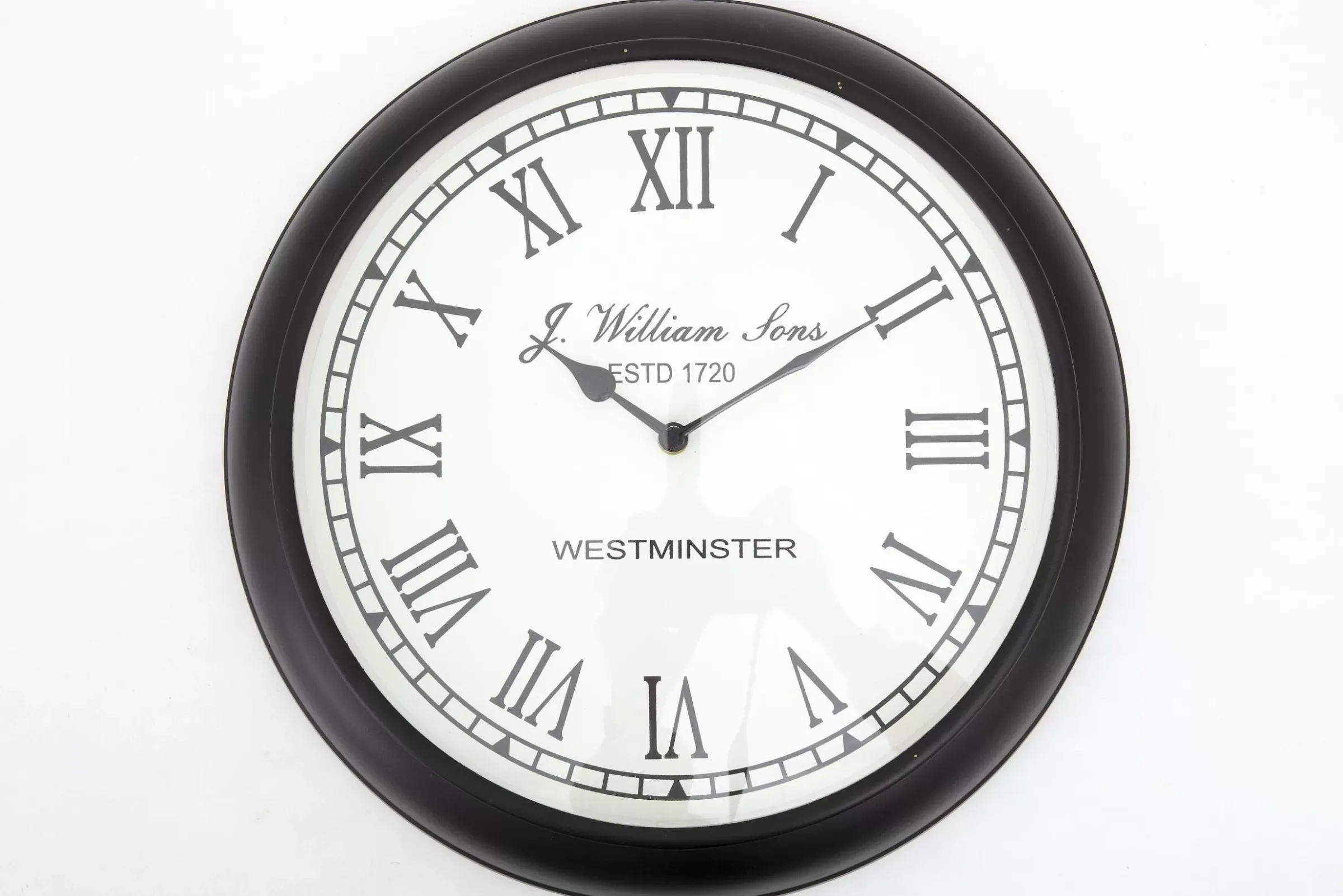 Fete Des Meres^Flamant Walters, Horloge Murale, Noir