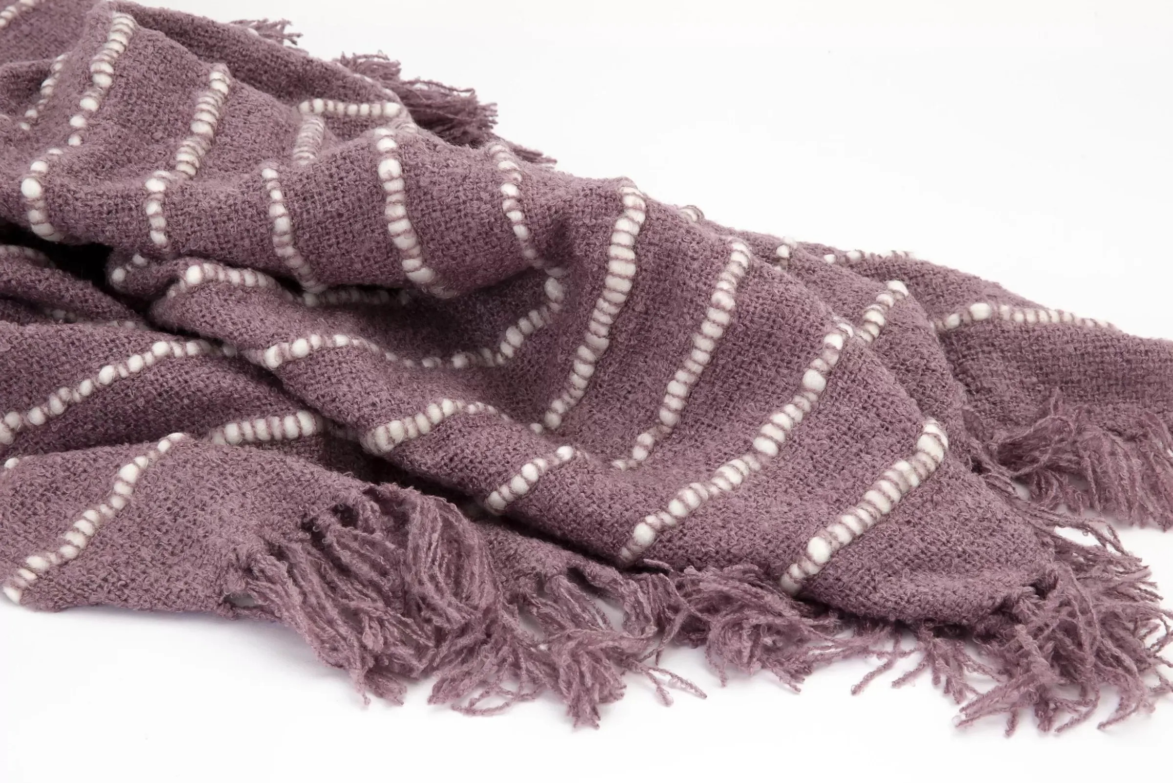 Textiles De Maison^Flamant Wrington, Plaid, Violet
